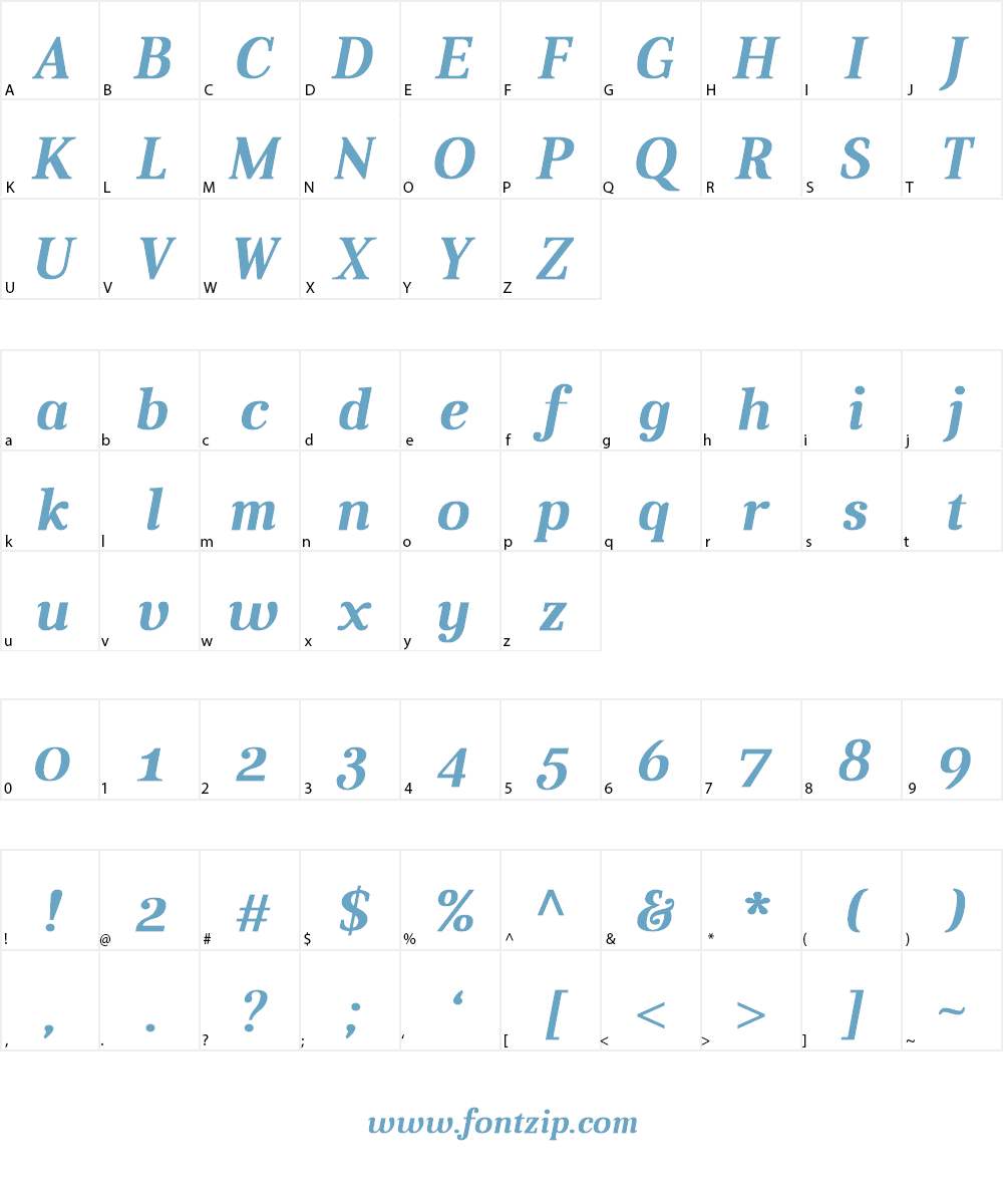 Aver Font Character